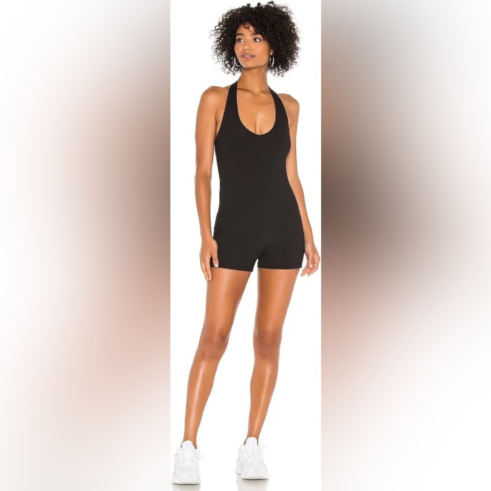 h:ours x Revolve Minaj ribbed halter romper